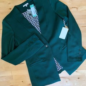 41 Hawthorn Dorie Stretch Collarless Blazer